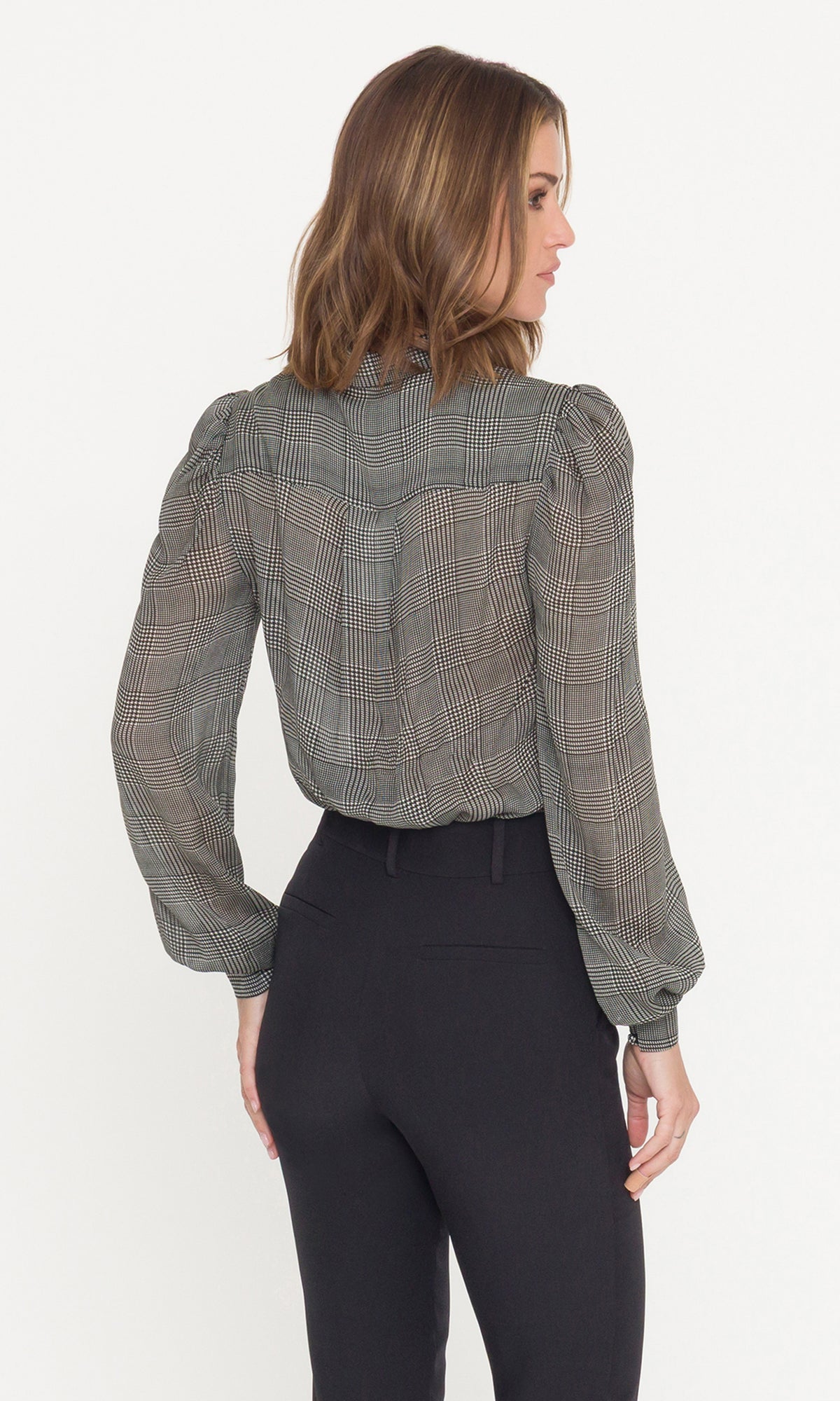 ARLY BOW GEORGETTE BLOUSE
