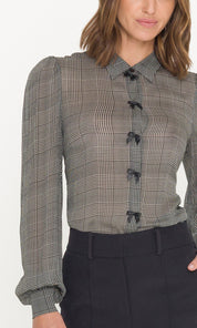 ARLY BOW GEORGETTE BLOUSE