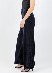 Le Slim Palazzo Modernist Pocket Jeans - Navy Velvet