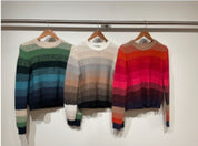 Ombre Stripe Links Crew