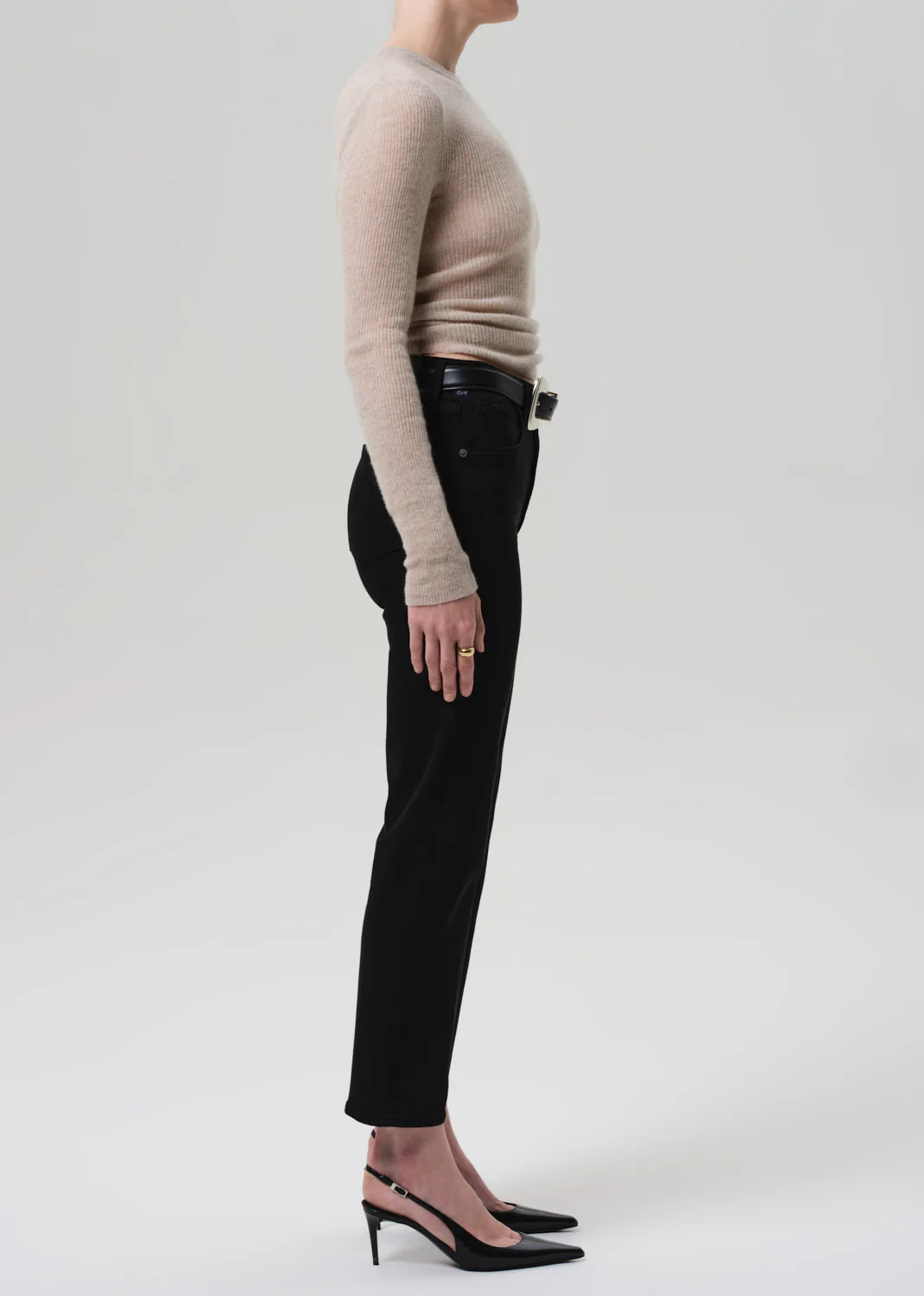 Caia Straight | Plush Black