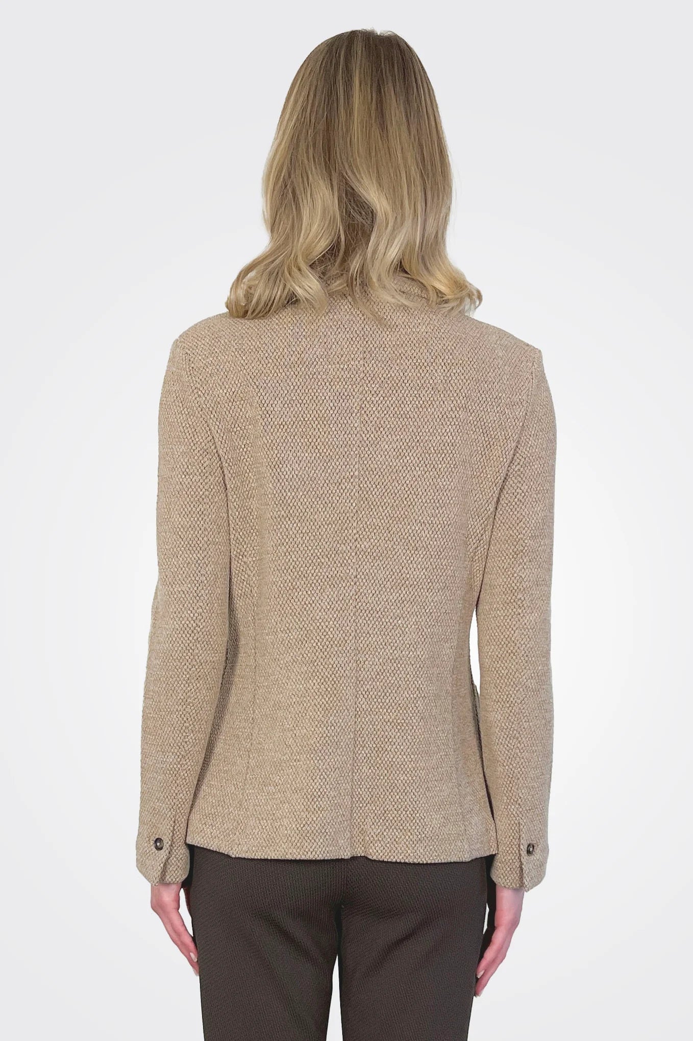 Honeycomb Slim Fit Jacket - Cammello