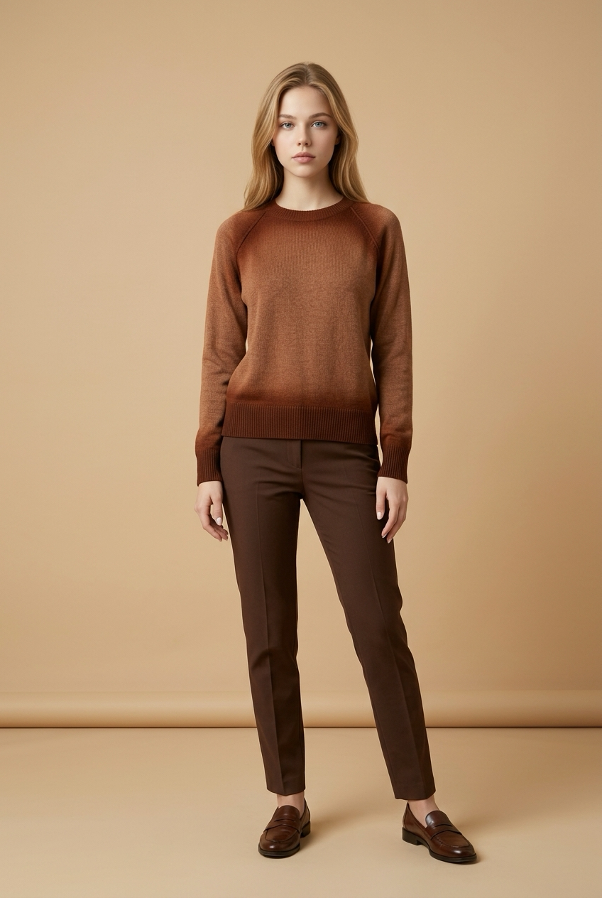 CASHMERE SWEATER DEGRADIENT EFFECT