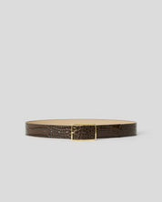 MILLA CROCO LEATHER BELT
