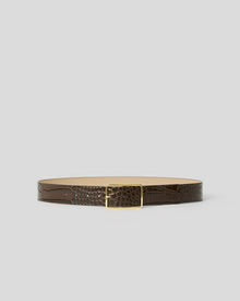 MILLA CROCO LEATHER BELT