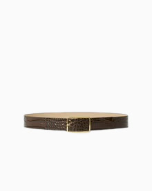 MILLA CROCO LEATHER BELT
