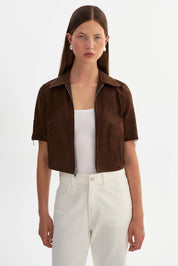 SEVANA LSR | Reversible Suede Jacket