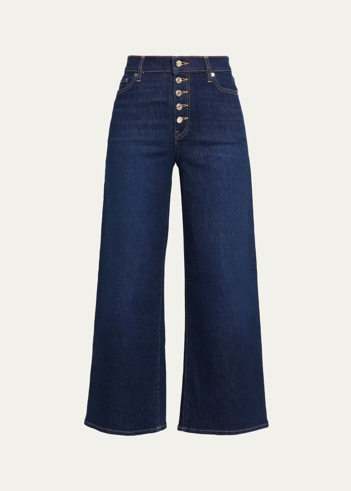 Le Slim Palazzo Exposed Button Jean | Fairway