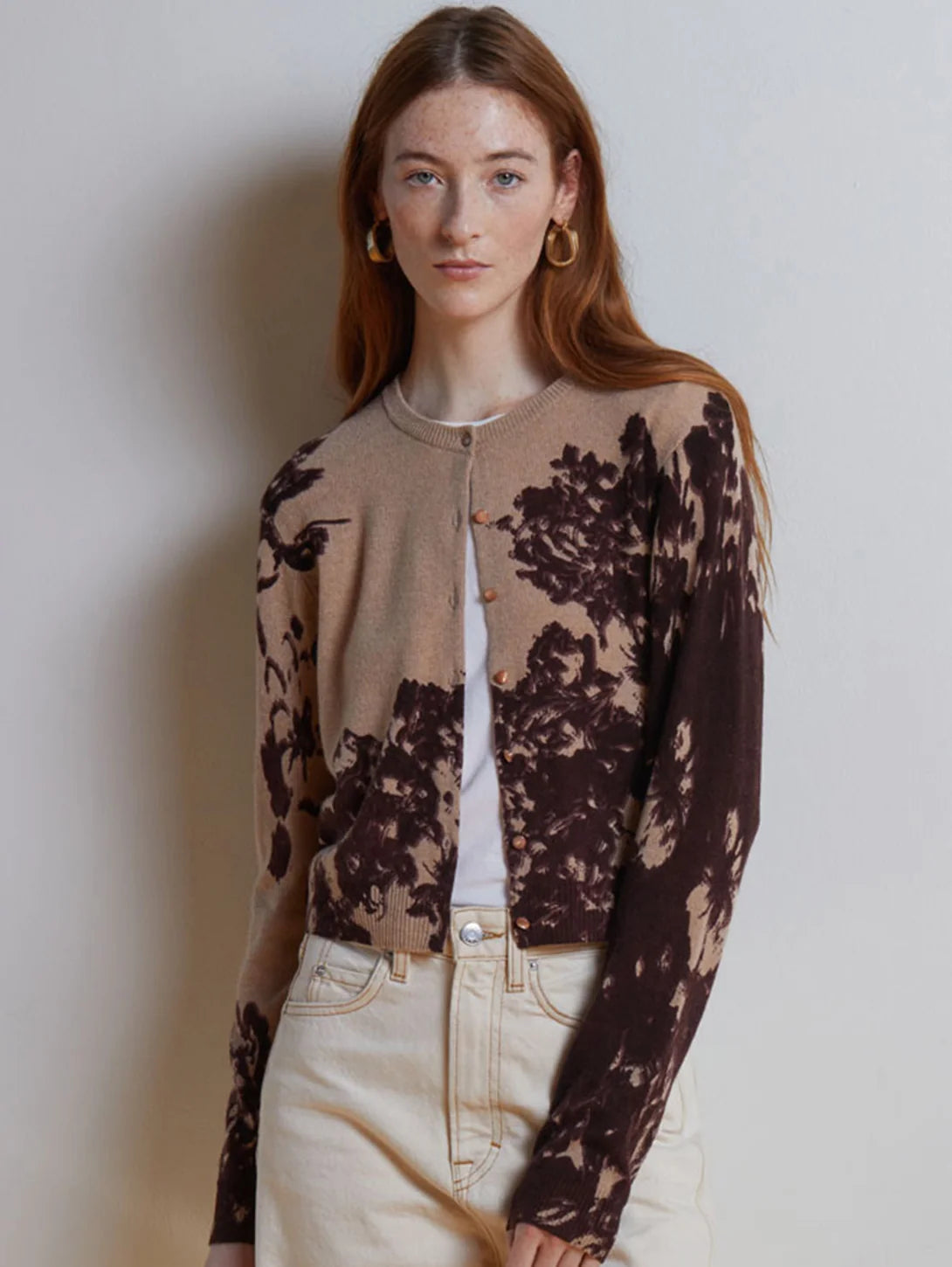 Placed Floral Cardigan