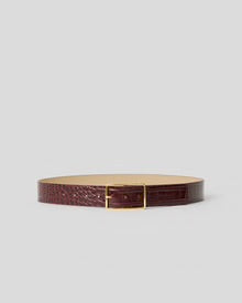 MILLA CROCO LEATHER BELT