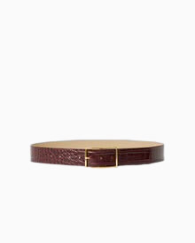 MILLA CROCO LEATHER BELT