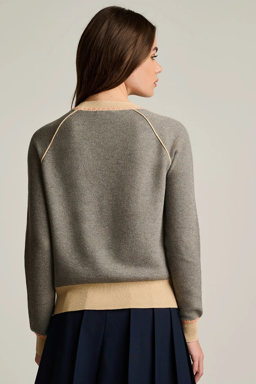 STITCHIN' COTTON CASHMERE SWEATERn