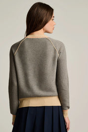 STITCHIN' COTTON CASHMERE SWEATERn
