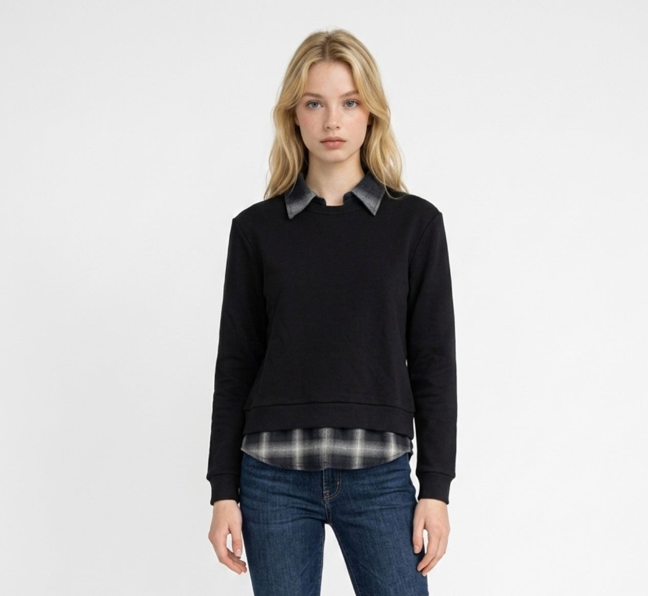Layered classic sweatshirt