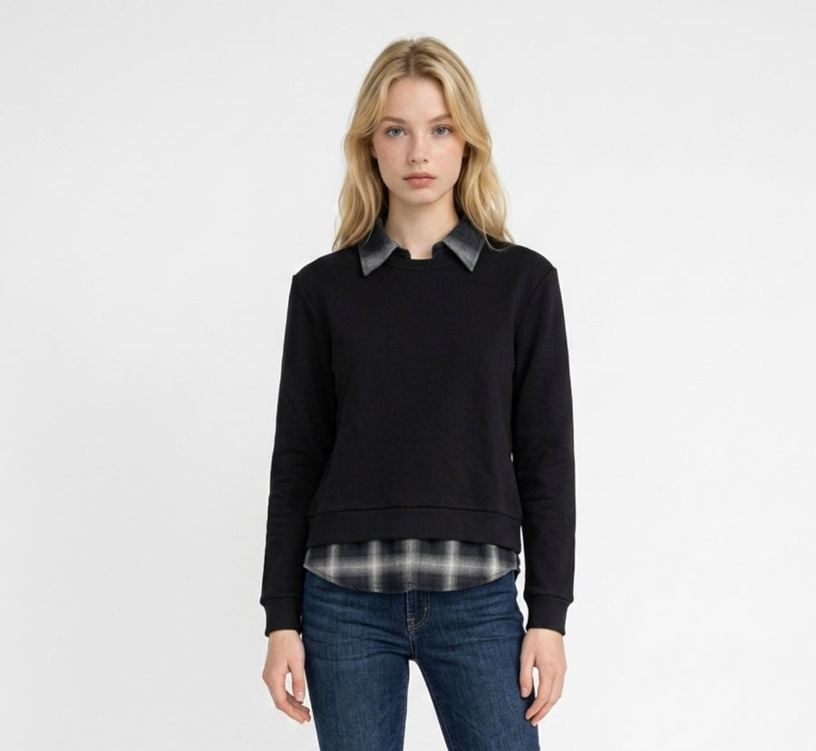 Layered classic sweatshirt
