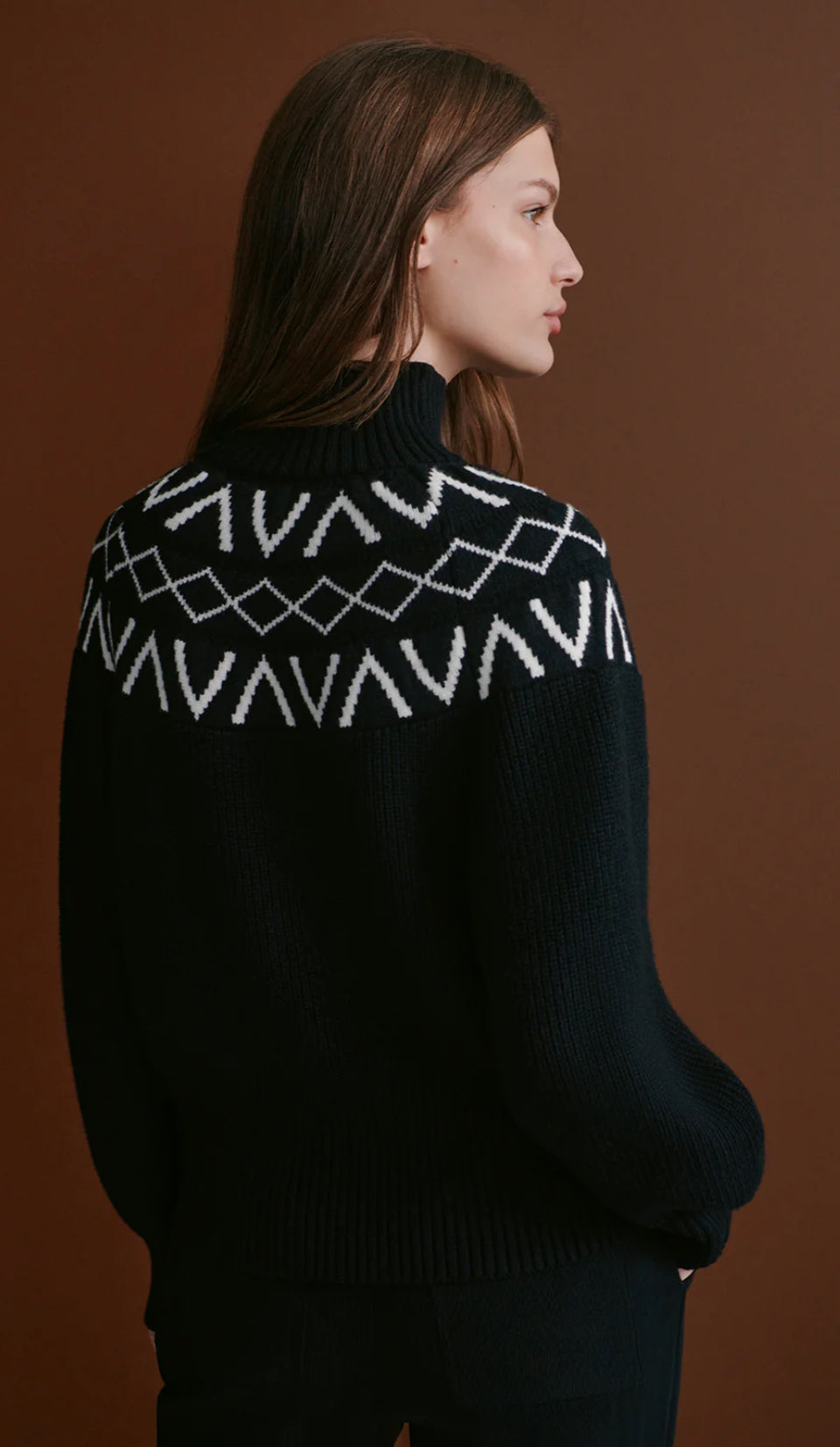 Marcie Fair Isle Yoke Knit