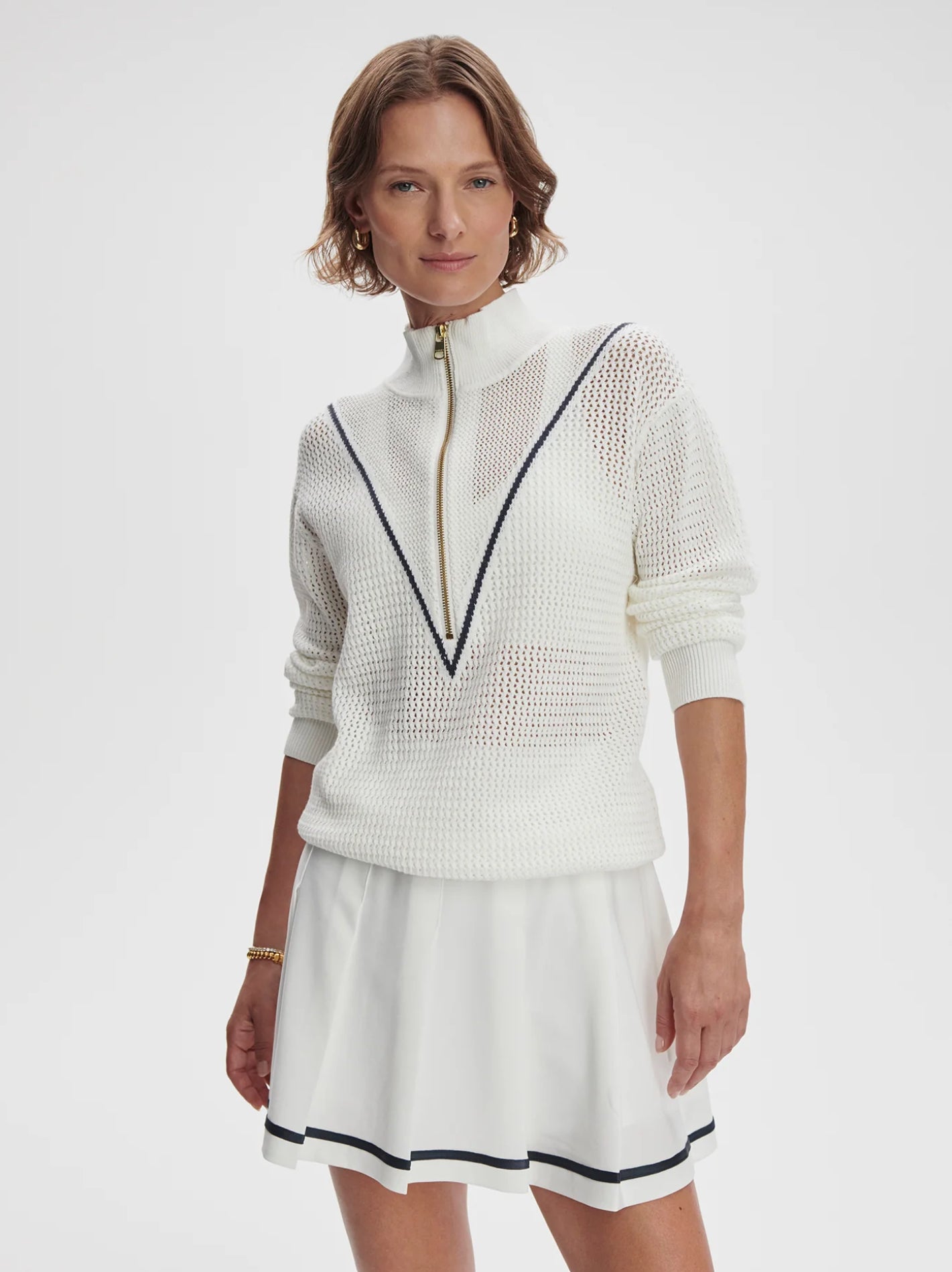 Calva Half-Zip Knit