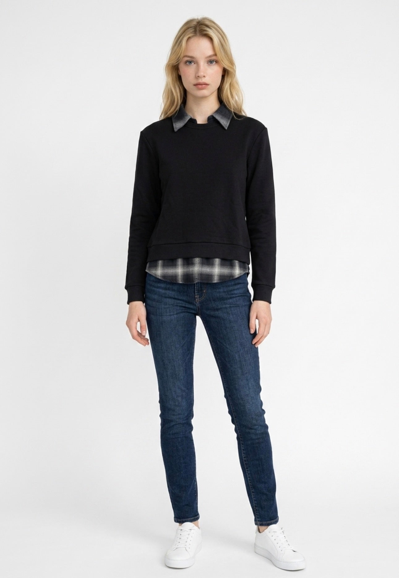 Layered classic sweatshirt