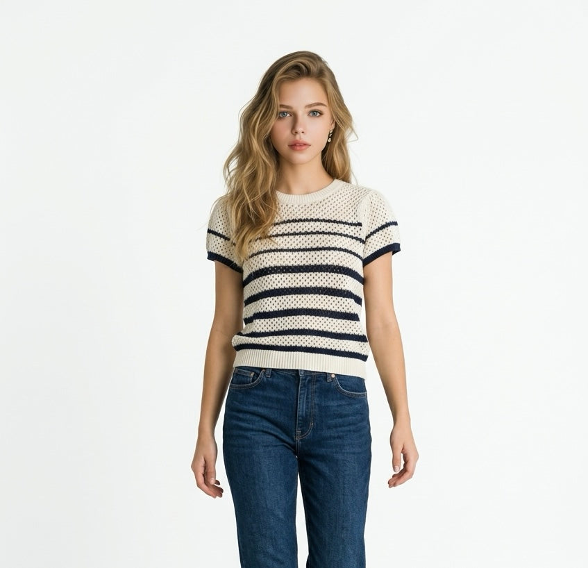 Open Stitch Flutter Sleeve
