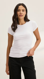 Velvet Modal Crew Neck Short Sleeve