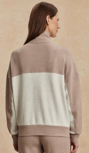Garcia Two-Tone Zip-Through Sweat