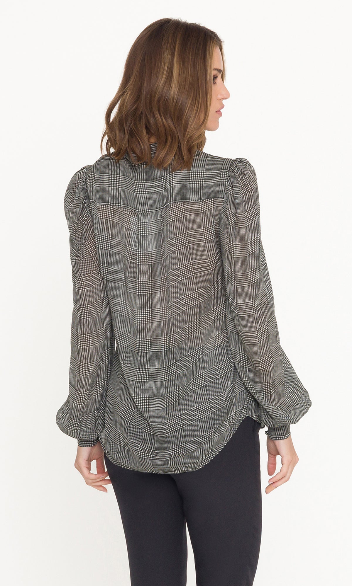 ARLY BOW GEORGETTE BLOUSE