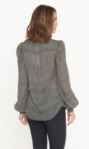 ARLY BOW GEORGETTE BLOUSE