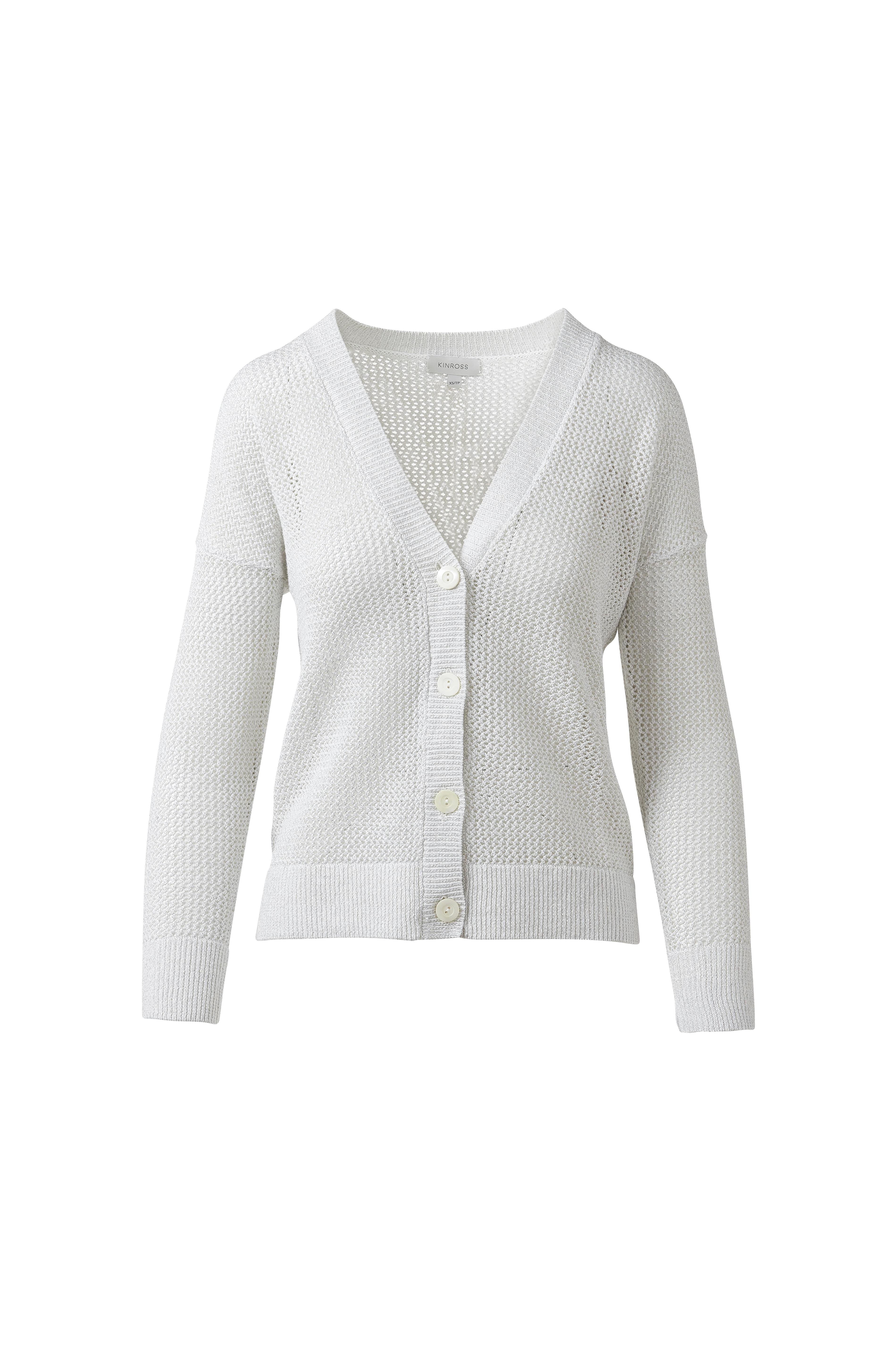 LUREX MESH CARDIGAN