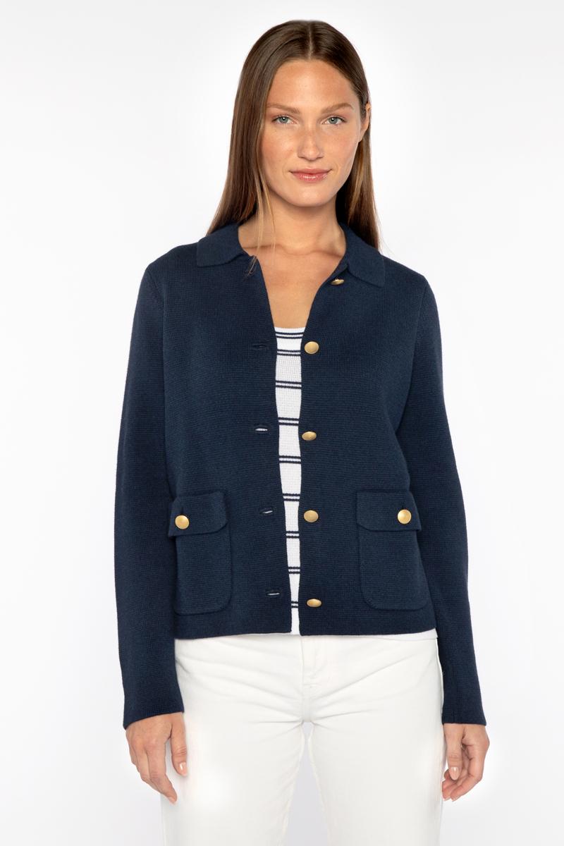 SHORT TAILORED CARDIGAN