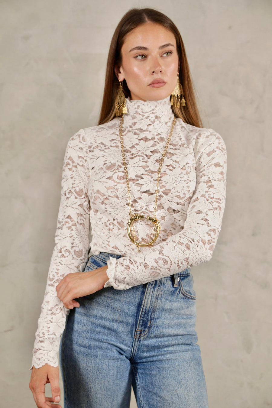 Ivy Lace Turtleneck