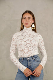 Ivy Lace Turtleneck