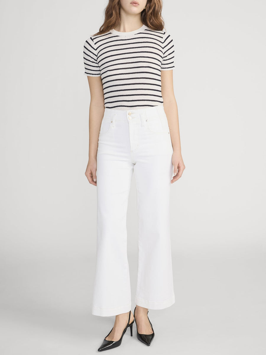 The Seamed Wide Trouser Crop