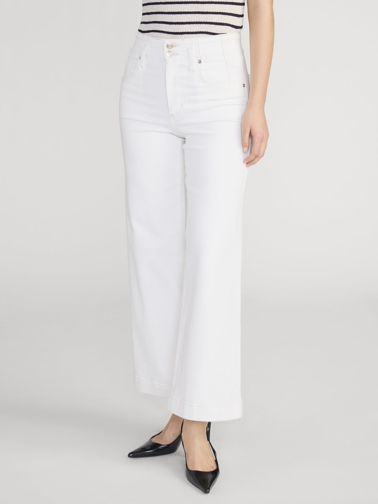The Seamed Wide Trouser Crop