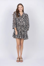 Misa Los Angeles Mita Dress | Tonal Abstract