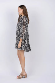 Misa Los Angeles Mita Dress | Tonal Abstract