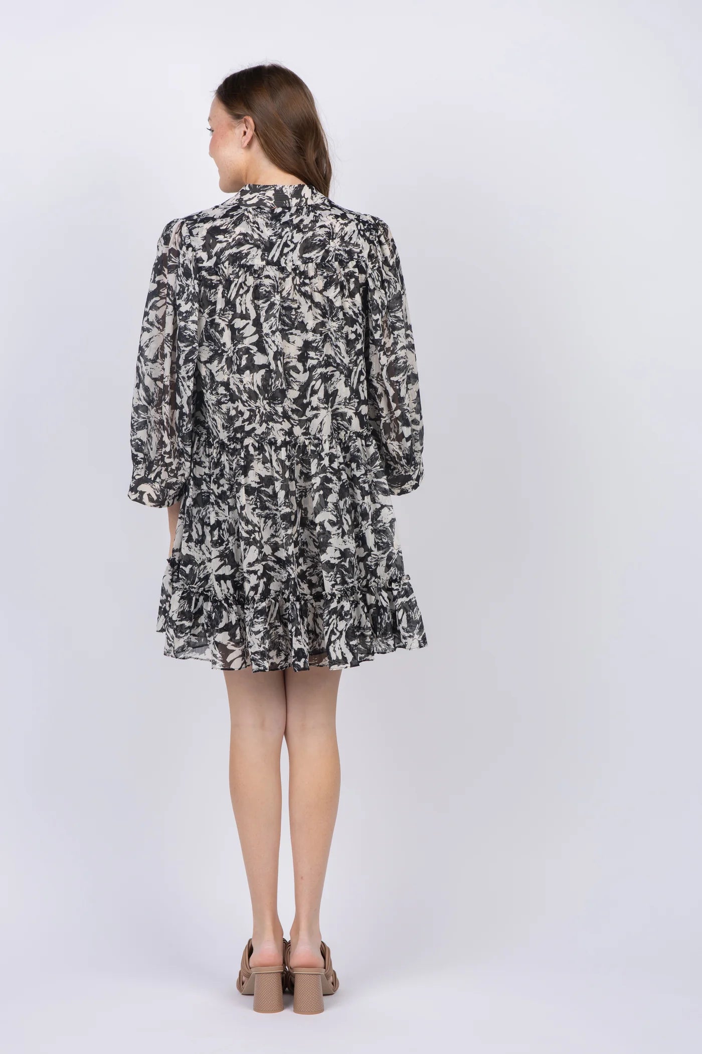 Misa Los Angeles Mita Dress | Tonal Abstract