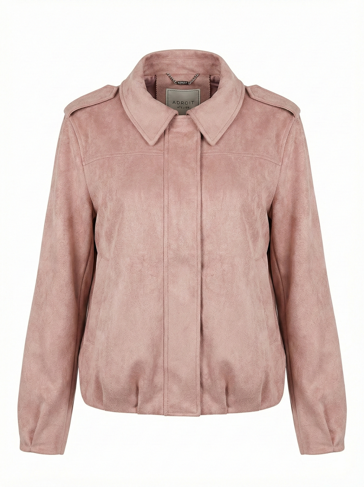 CASSIDY, FAUX SUEDE JACKET