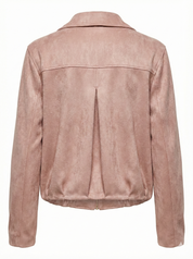 CASSIDY, FAUX SUEDE JACKET