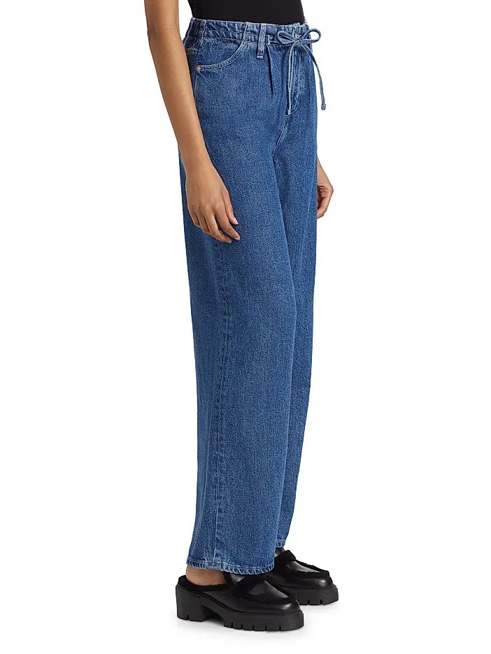 Super Drape Drawstring Wide-Leg Jeans | Ghost