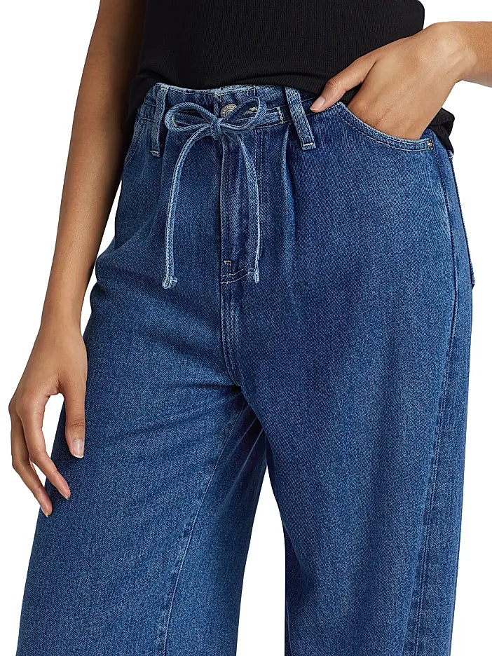 Super Drape Drawstring Wide-Leg Jeans | Ghost