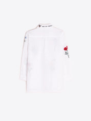 SARA EMB LINO SHIRT