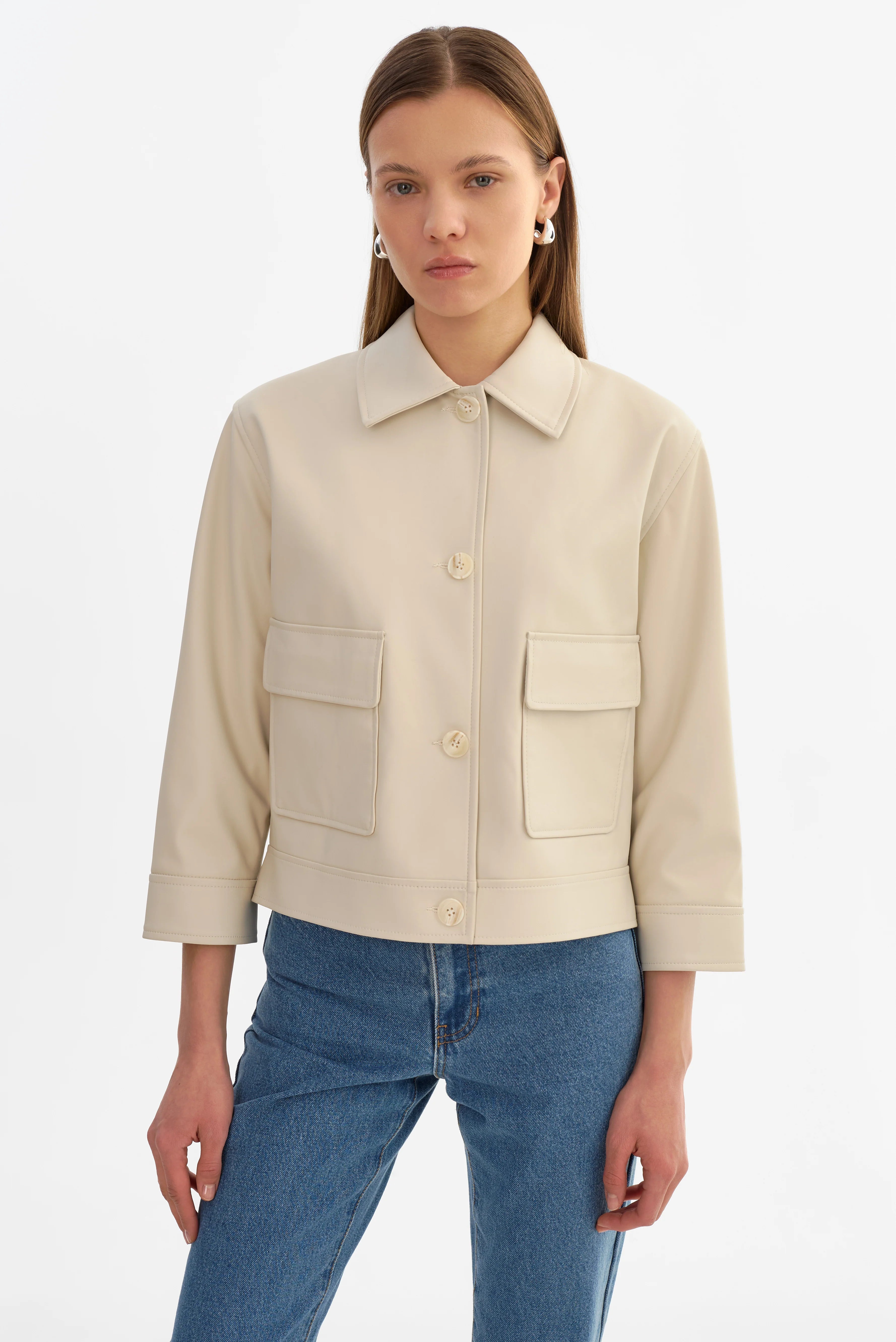 ELARA | FAUX LEATHER JACKET