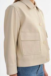 ELARA | FAUX LEATHER JACKET