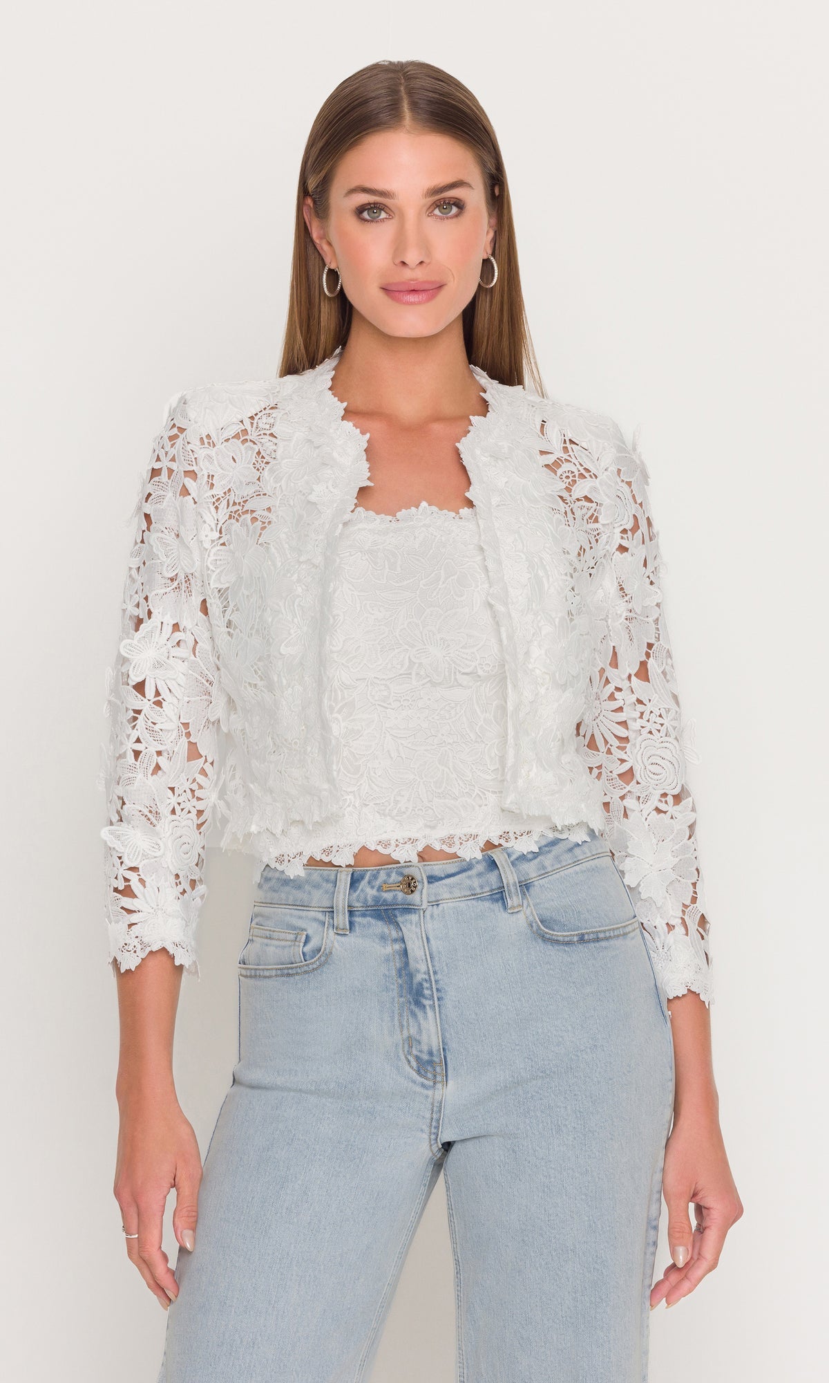 MYRA 3D BUTTERFLY LACE JACKET