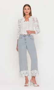 MYRA 3D BUTTERFLY LACE JACKET