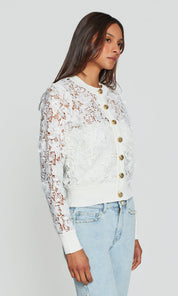 ERIN 3D BUTTERFLY LACE CARDIGAN