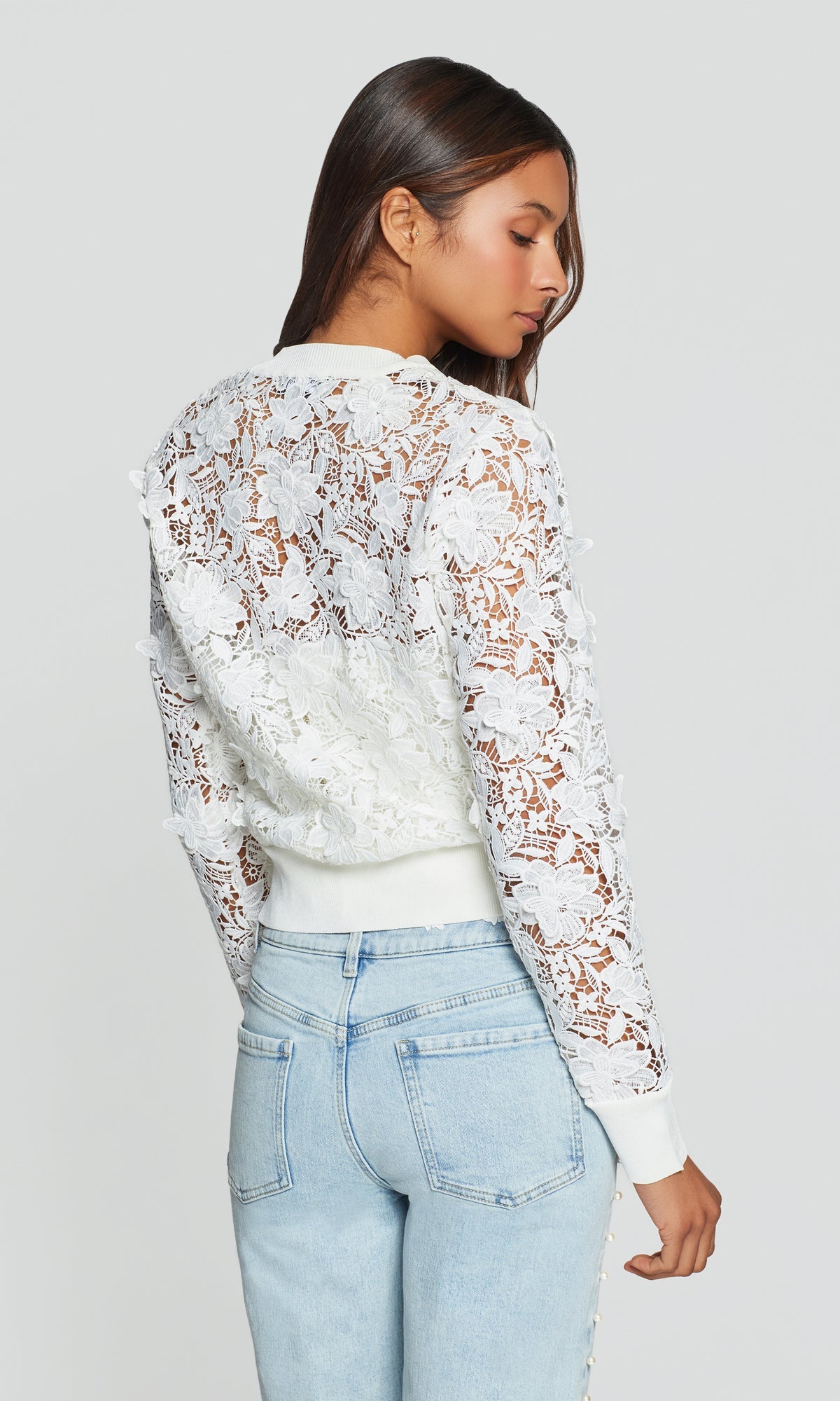 ERIN 3D BUTTERFLY LACE CARDIGAN