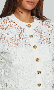 ERIN 3D BUTTERFLY LACE CARDIGAN