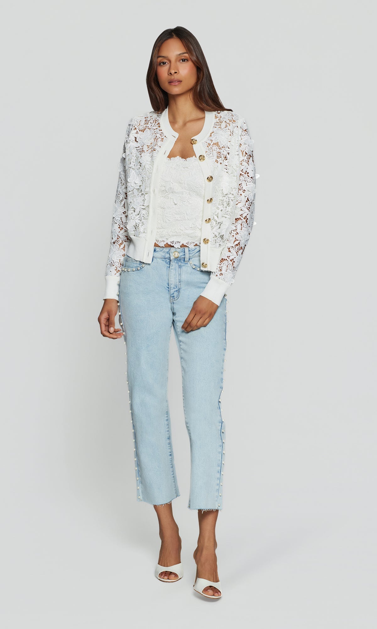 ERIN 3D BUTTERFLY LACE CARDIGAN