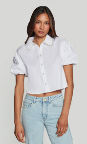 SOO PEARL POPLIN SHIRT
